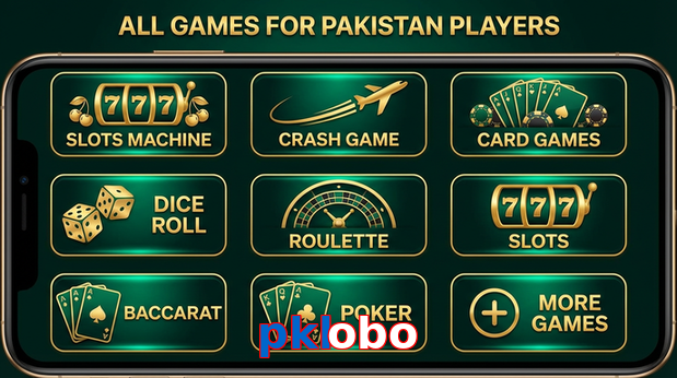 Main screen of Pklobo games page for PK players